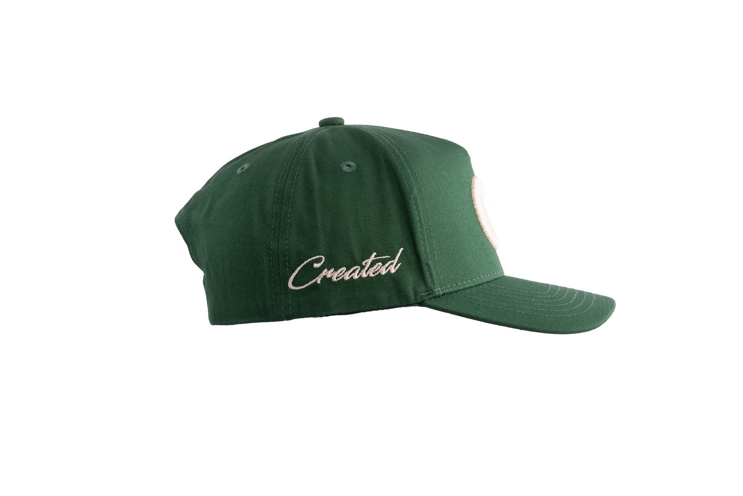 CREATED "C" Green/Off-White Snapback