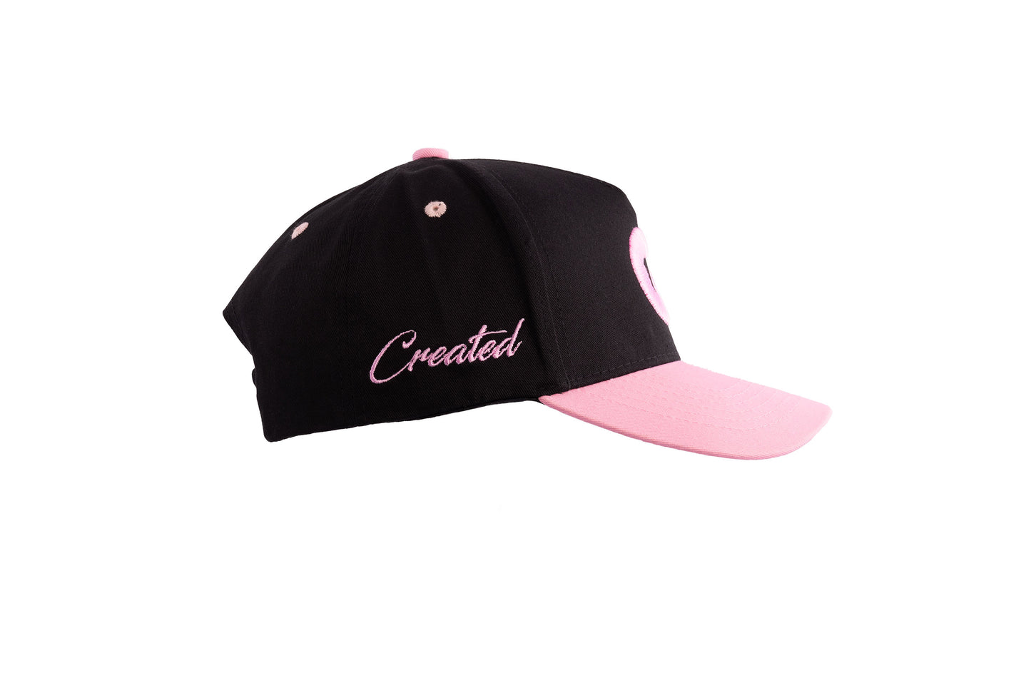CREATED "C"  Black/Pink Snapback
