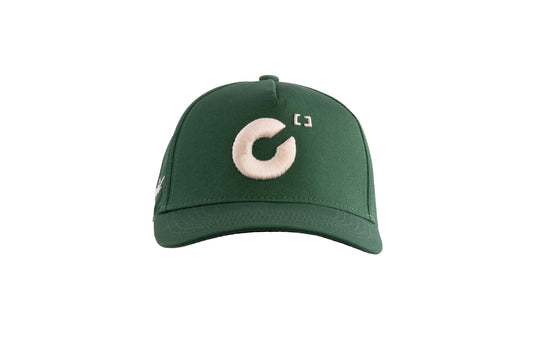 CREATED "C"  Green/Off-White Snapback